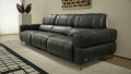 Диван Форте (реклайнер, тройной, кожаный)